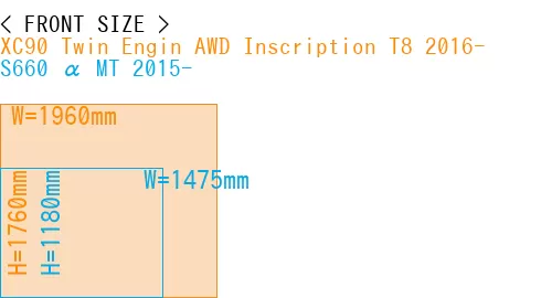 #XC90 Twin Engin AWD Inscription T8 2016- + S660 α MT 2015-